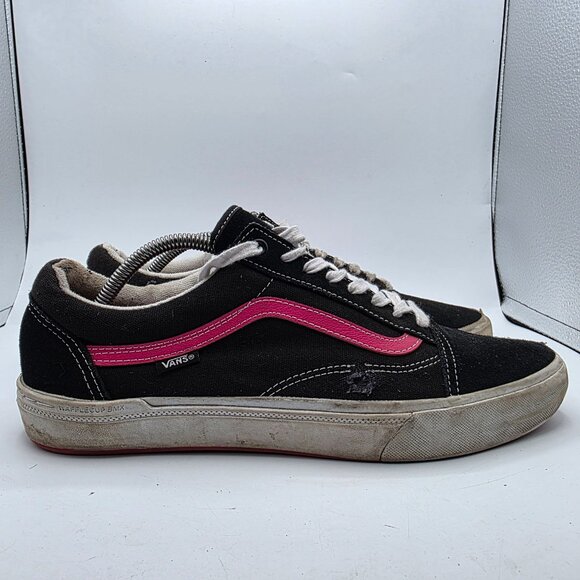 Vans BMX Old Skool Mens Size 12 Black Neon Pink Sneaker Shoes Casual Outdoors